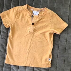 Tommy Bahama Kids 2T Mustard Henley Tee